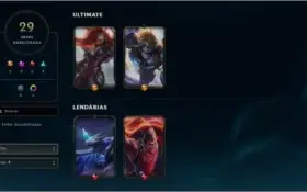 Conta League of Legends level 148 MMR PLATINA