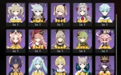 GENSHIN IMPACT - AR51, 11T5 Itto C2 + Bis, Albedo, Klee...