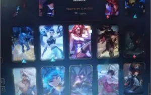 Conta lol nivel 192 gold4 todas as skins do yasuo +70