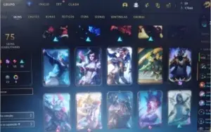 Conta lol nivel 192 gold4 todas as skins do yasuo +70