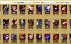 CONTA LEAGUE OF LEGENDS BR- 13 SKINS - 40 CHAMP - UNRANKED