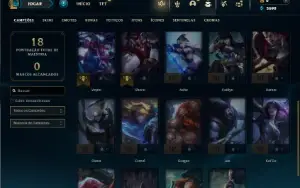 Esmeralda 2 com 25 Champs e 2 Skins + 4 Fragmentos