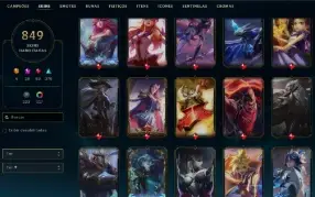 Conta de League of Legends + Valorant