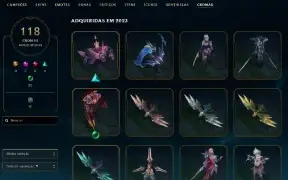 Conta de League of Legends + Valorant