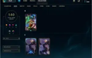 Conta League of Legends 140 skins (raras) - Ex diamante