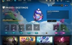 Conta LOL, 197 Skins, WW cinzento, Rammus Rei! Plat 3 TFT