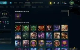 Conta League of Legends 478 Skins