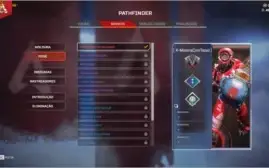 CONTA APEX LEGENDS MAIN PATHFINDER COM HERANÇA 3K DAMAGE.