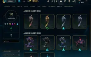 Platina 2 com 45 Champs e 11 Skins