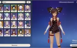 Venti c1 + Qiqi c1 + Keqing + XIAO