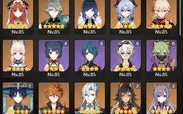 Conta Ar 59 Genshin +23 Personagens T5 E Todos Os T4