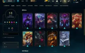 Prata 2 com 115 Champs e 18 Skins