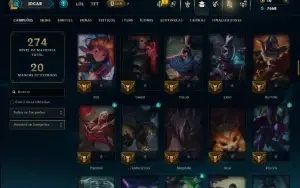 Prata 2 com 115 Champs e 18 Skins