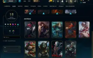 Prata 2 com 115 Champs e 18 Skins