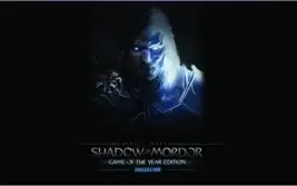 Middle-Earth: Shadow of Mordor GOTY Edition - Steam