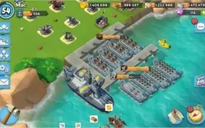 Conta Boom Beach - lvl 53 - LÍDER DE FT.