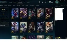 CONTA  SMURF LOL  UNRANKED L 30