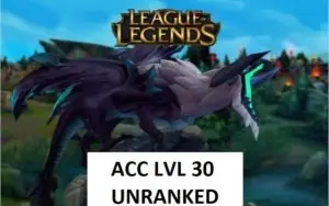 CONTA  SMURF LOL  UNRANKED L 30