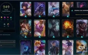 Conta de LOL Com 250 Skins Plat 4 com todos os champs