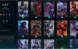 Conta de LOL Com 250 Skins Plat 4 com todos os champs