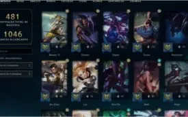 Conta de LOL Com 250 Skins Plat 4 com todos os champs