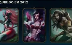 CONTA LOL DE 2012 TODOS OS CAMPEOES 173 SKINS