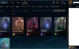 CONTA LOL DE 2012 TODOS OS CAMPEOES 173 SKINS