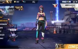 Conta Free Fire Conjunto Angelical , samurai , cowboy