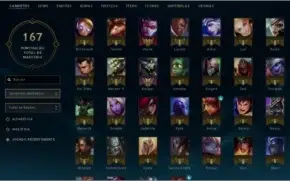Conta LeagueOfLegends Smurf 6Skins