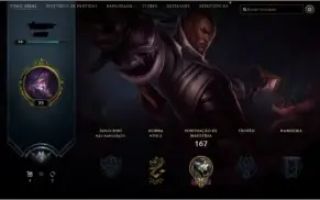 Conta LeagueOfLegends Smurf 6Skins