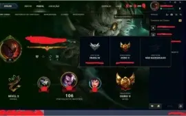 Conta de league of legends ouro