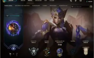 Conta LoL todas skins da loja, lvl 460.