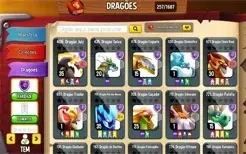 Conta Dragon City Nível 61