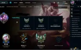 Conta Platina 2 com todos os campeões