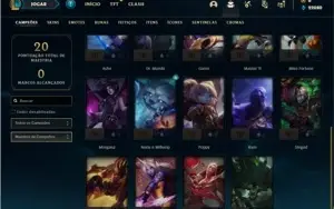 Conta Diamante 1 com 24 Champs e 4 Skins + 17 Fragmentos