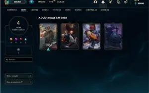 Conta Diamante 1 com 24 Champs e 4 Skins + 17 Fragmentos