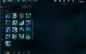 Conta Diamante 1 com 24 Champs e 4 Skins + 17 Fragmentos