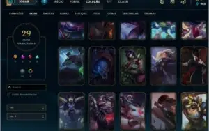 Vende-se Conta lol Varias skin e Varios Campeões