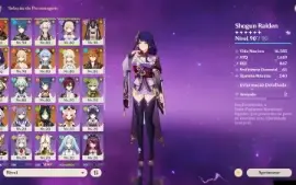 9 Personagens T5 ⭐ - Bem Buildados - Com BASTANTE GEMAS 🔥🔥