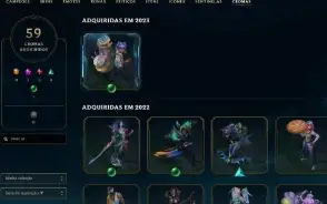 conta do league of legends