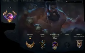 conta do league of legends