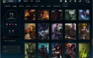 Conta prata 2 com 111 champs, 72 skins (MAIN JG)