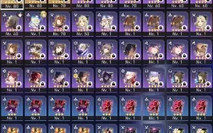 Conta Honkai star rail 64 Seele + Na noite, Jing Yuan + arma