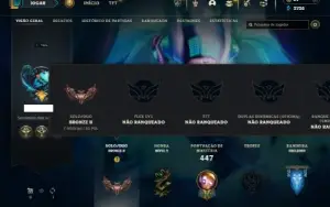 Bronze 2 com 140 Champs e 94 Skins ( SUP / TOP )