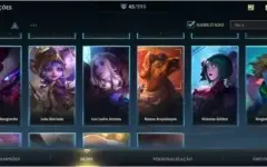 Conta ouro com 45 skins