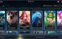 Conta ouro com 45 skins