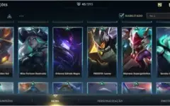 Conta ouro com 45 skins