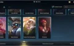 Conta ouro com 45 skins