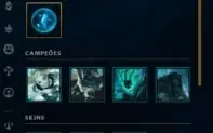 Conta League of Legends Full Acesso - 106 Champs e 41 Skins