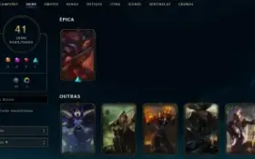 Conta League of Legends Full Acesso - 106 Champs e 41 Skins